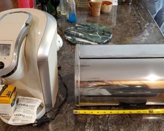 PC185Coffee Maker And Breadbox