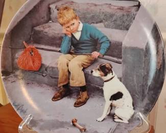 PC170Collectible Wall Plates Norman Rockwell