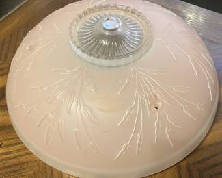 Pink Glass Shade