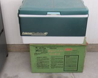 Coleman metal band cooler