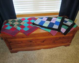 hope chest / crazy quilts