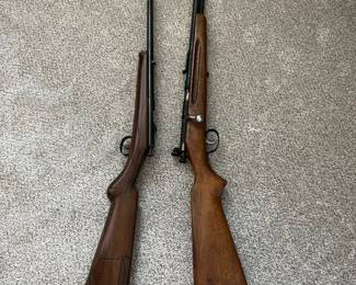 Guns are brought in Friday morning
2- rifles Vintage
1- JGR Harabinet 22 long
# 727703
2- Springfield 22 long J-Steven's model 86 Sold