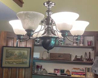 All light fixtures, ceiling fans for sale