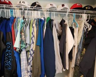 clothes and caps