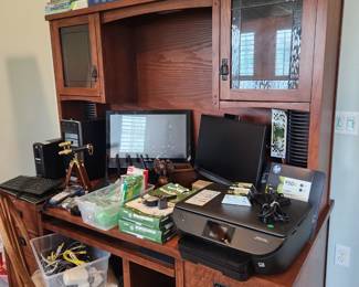 Arts & Crafts desk, office electronics