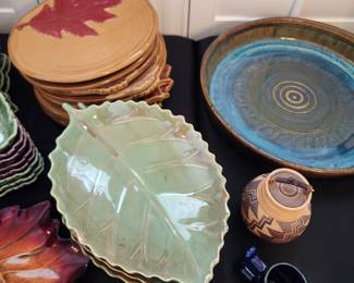 fall dinnerware, pottery