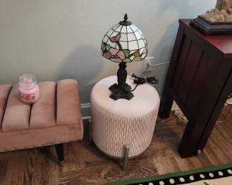 Ottomans, Tiffany Style lamps