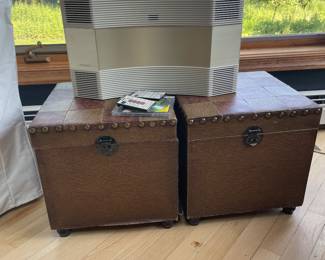 Bose CD/am/fm radio, CD’s, & Storage boxes.