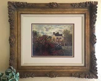 Look on all the walls for framed artwork, pictures and paintings
