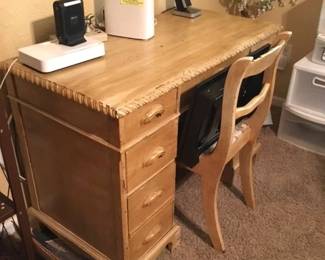 Perfect size vintage desk and chair