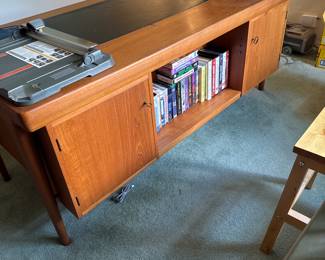 Back of Teak Desk