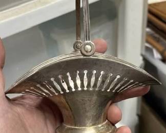 Sterling Silver Vintage Basket.