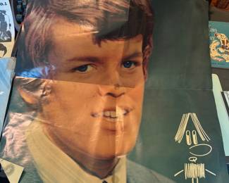 Poster of Peter Noone, the lead singer of the British pop band Herman's Hermits. 