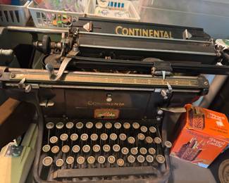 Antique continental typewriter 