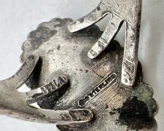 Sterling silver Southwestern style turquoise jewelry - ring size 8