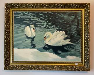Wall décor - American traditional paintings and stain-glass!