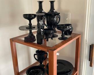 *Rare* Black Amethyst glassware!