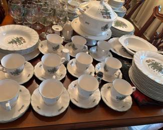 Nikko Christmas dinner ware