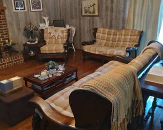 Broyhill sofa, chair and loveseat.