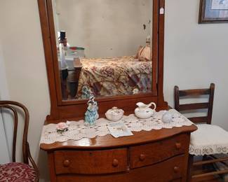 Tiger Oak dresser.