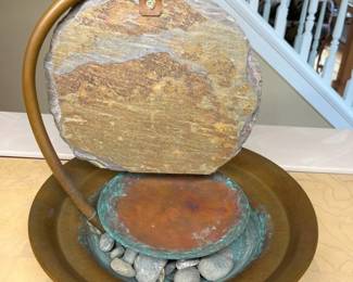 4900 Bluworld Copper Slate Tabletop Water Fountainmin