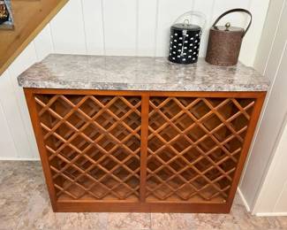 4900 56Bottle Laminate Top Wood Wine Rackmin