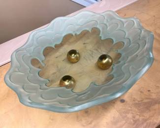 4900 Salvatore Polizzi Wave Footed Ceterpiece Bowlmin
