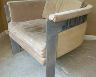 4900 Milo Baughman Barrel Back Lounge Chairmin