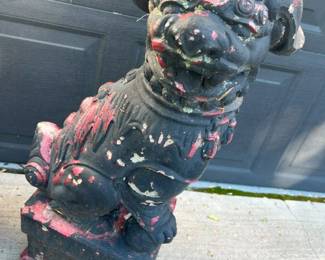 4900 Stone Foo Dogs Statuary Detailmin