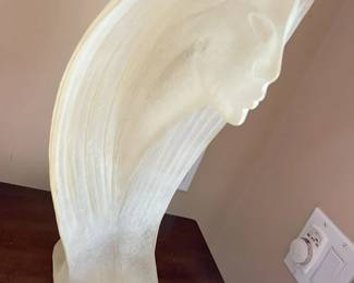 4900 Austin Sculpture Vintage Lucite Woman In Wind By David Fisher 1983min