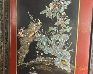 4900 Oriental 2Panel Screen MotherOfPearl Detailmin