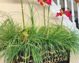 4900 Faux Amaryllis Planter Decormin
