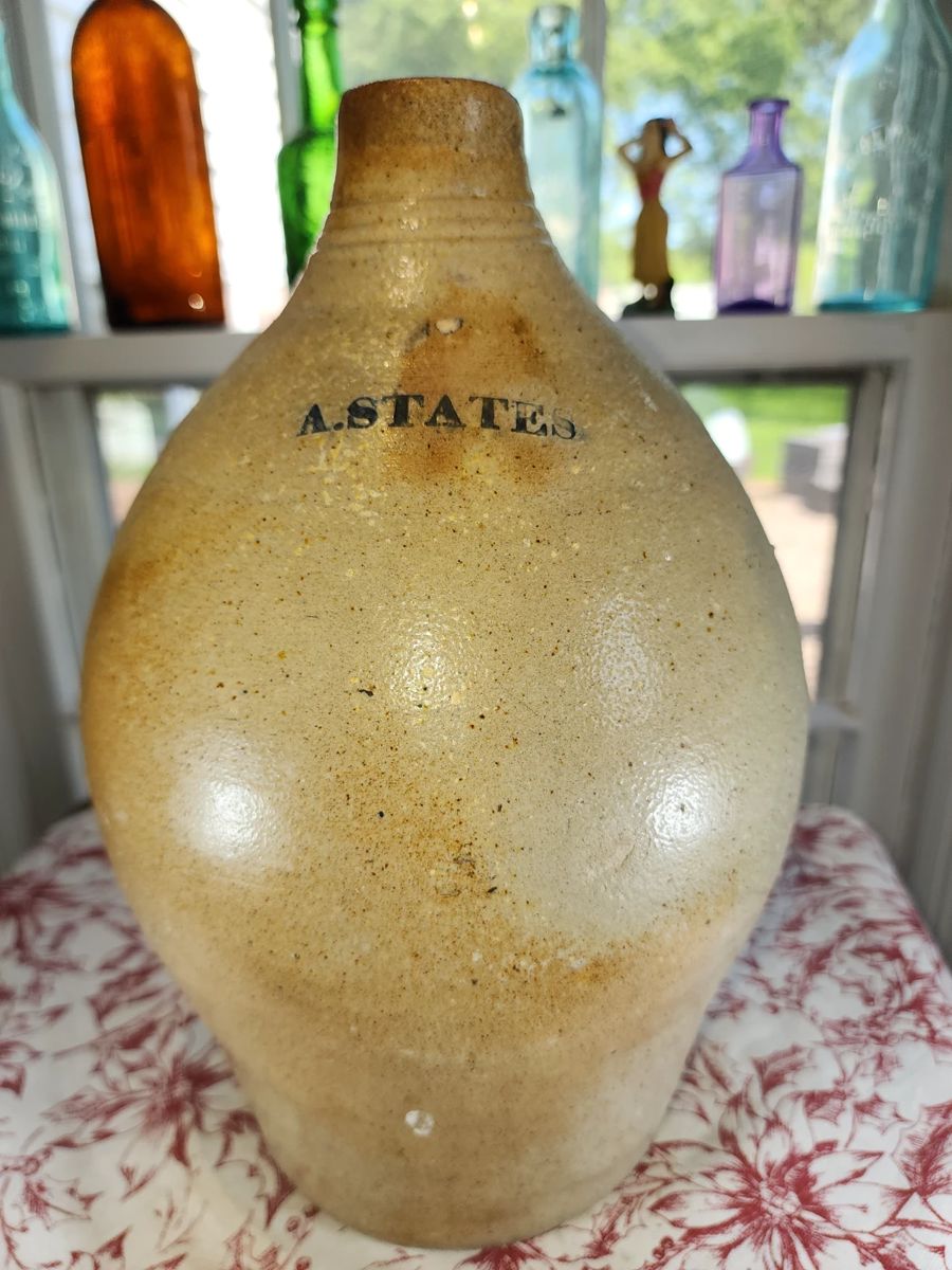 Rare Adam States Ovoid Jug