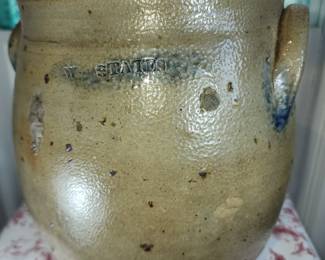 Rare William States Crock