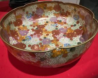 “Thousand Glowers” Cloisonné Bowl