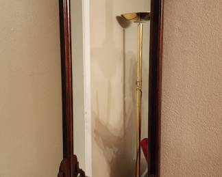 Foyer mirror with shelf and drawer