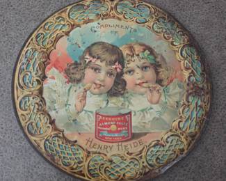 Victorian advertising plate