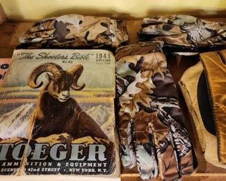 Vintage gun catalogs and accessories