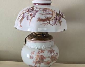Converted oil to electric lamp