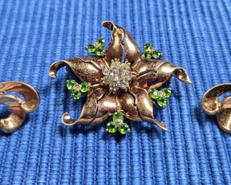 Pennino gold plated sterling, ca 1940's