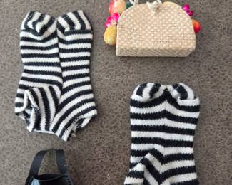 Barbie bathing suits and purses