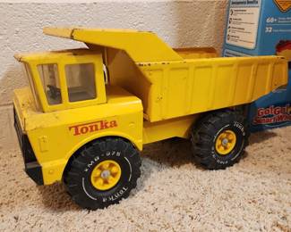 Solid metal vintage Tonka truck