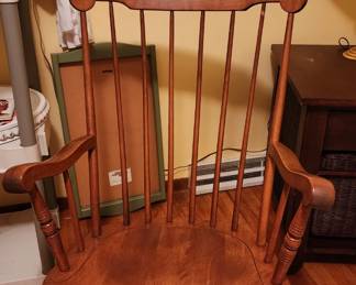 Nice solid wood rocking chair