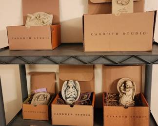Carruth Studios pieces, many with original boxes, other art