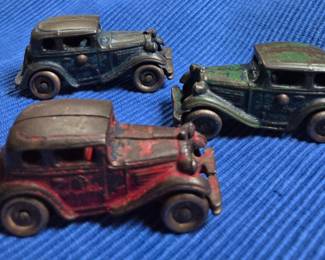 A.C. Wiliams cast iron cars toys