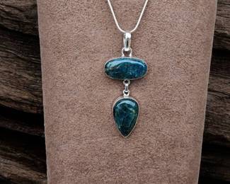 Blue Apatite Necklace