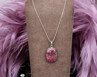 Rhodochrosite Necklace Tested