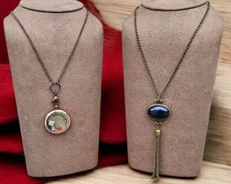 Origami Owl Necklace Duo