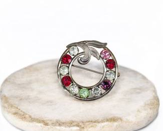 Vintage Van Dell Sterling Silver Brooch Pin