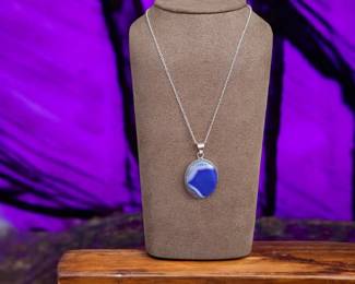 Beautiful Purple Botswana Necklace Tested